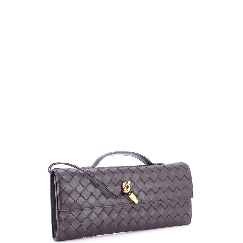 Bottega Veneta Long Andiamo Top Handle Clutch Intrecciato Nappa - Picture 2 of 5